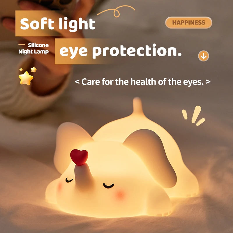 Cute Silicone Squishy Night Lamp