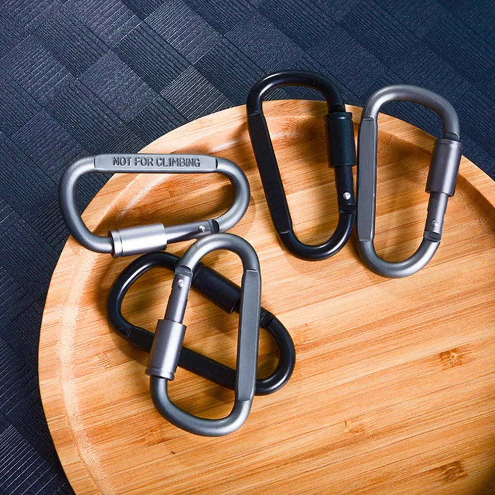 4-6PCS Carabiner Set For Key Camping Survival