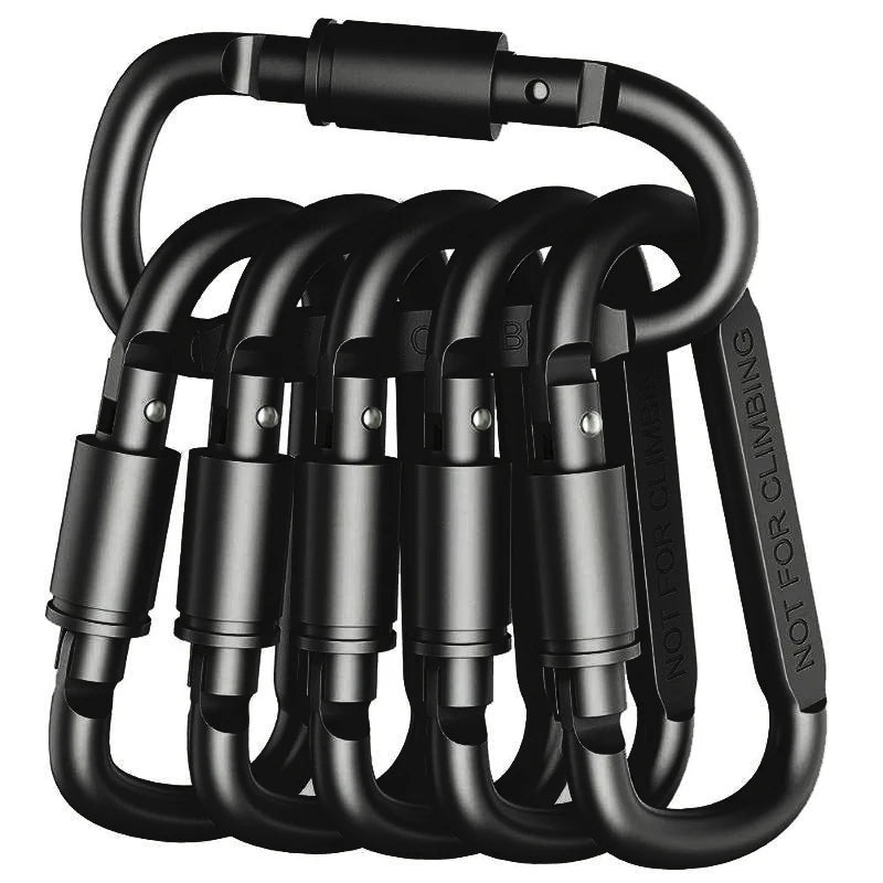 4-6PCS Carabiner Set For Key Camping Survival