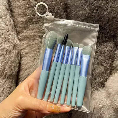 13 Purple Flower Holly Leaf Makeup Brush set