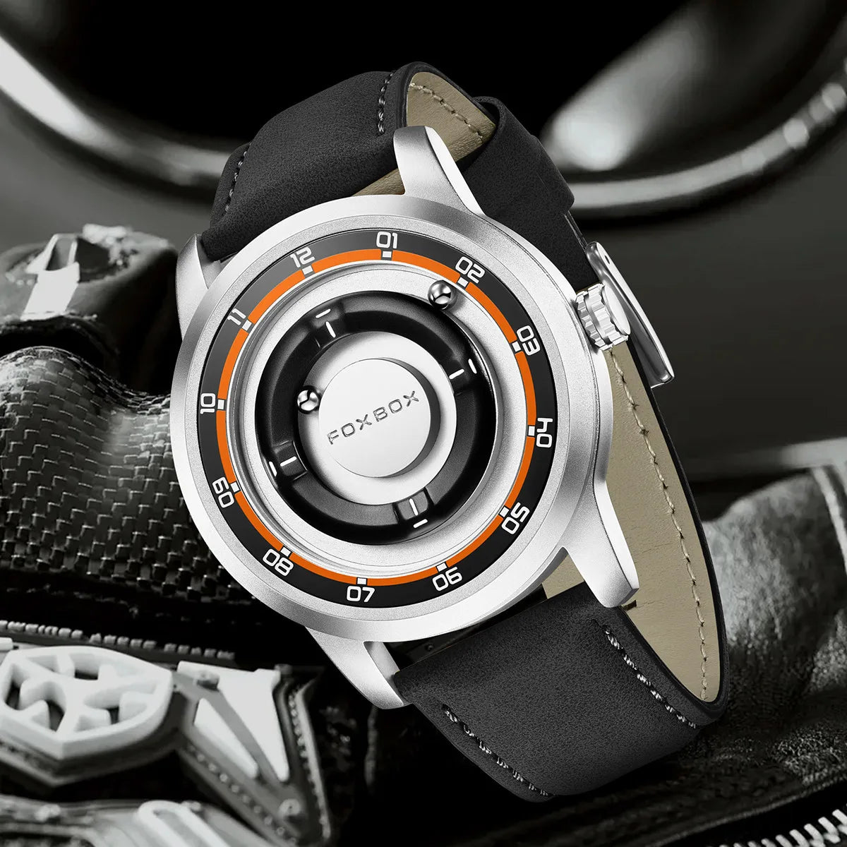 FOXBOX Magnetic Driven Quartz Wristwatch