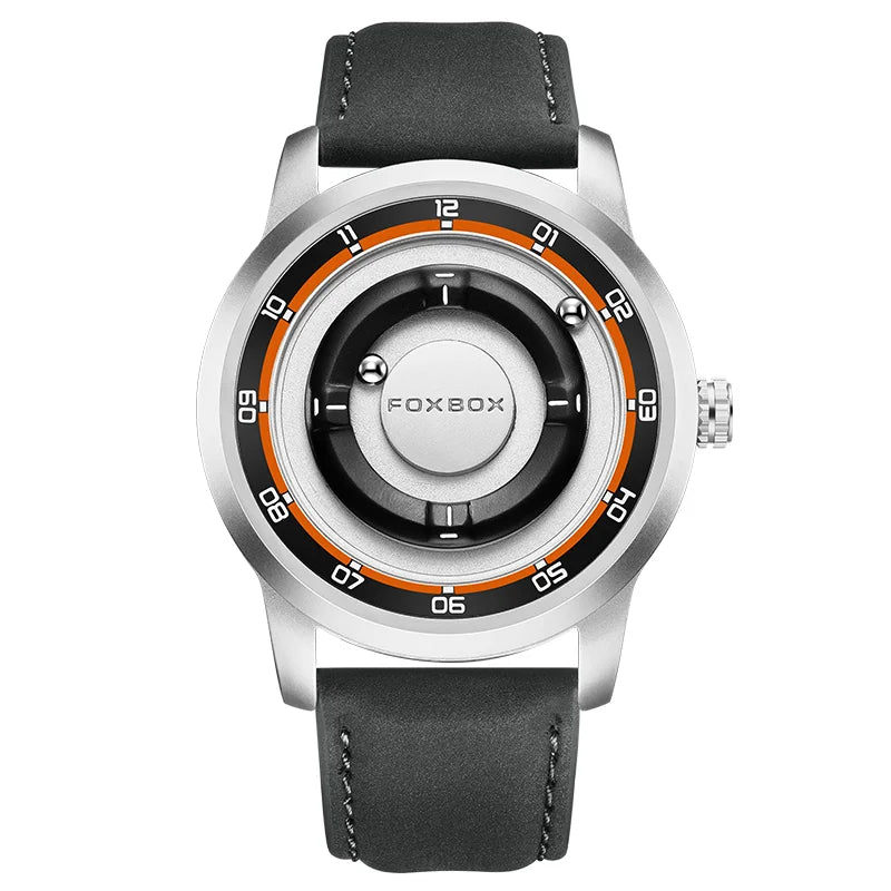 FOXBOX Magnetic Driven Quartz Wristwatch