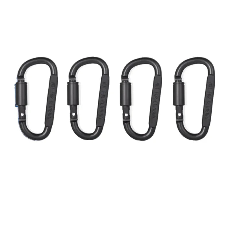 4-6PCS Carabiner Set For Key Camping Survival