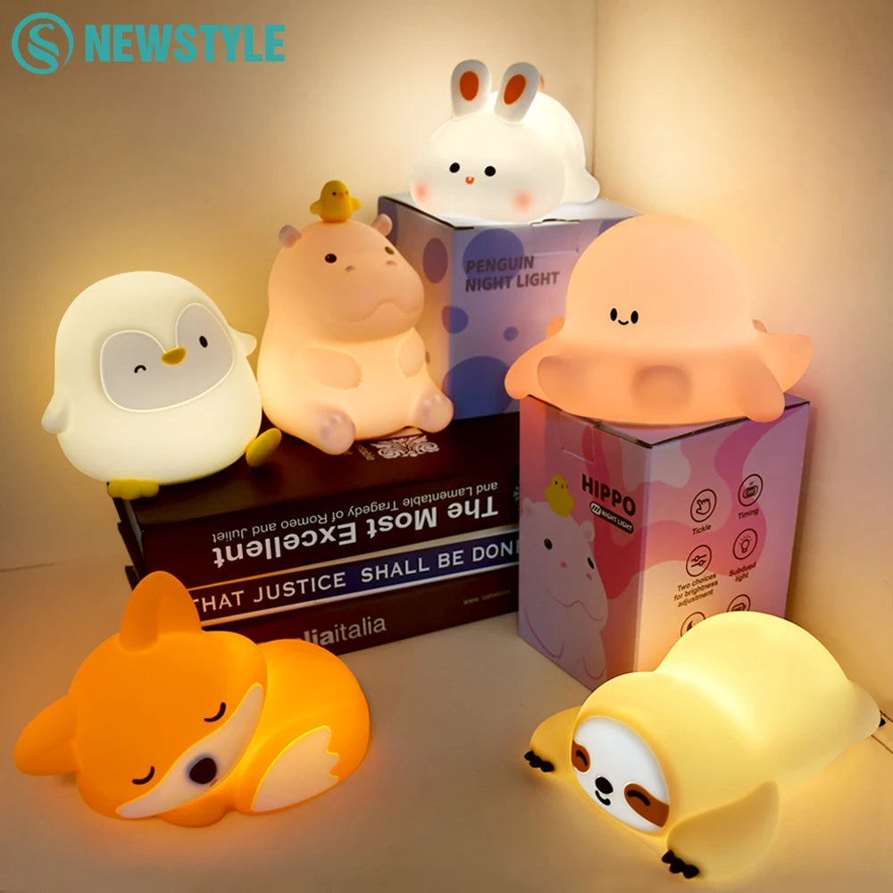 Cute Silicone Squishy Night Lamp