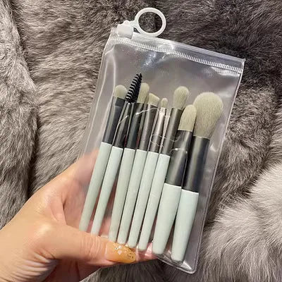 13 Purple Flower Holly Leaf Makeup Brush set