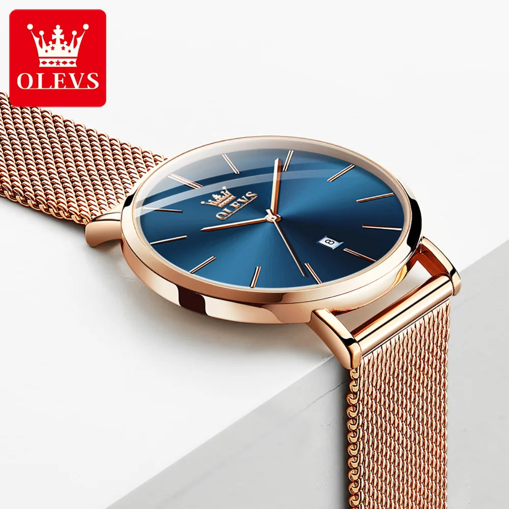 OLEVS Elegant Quartz Wristwatch Set