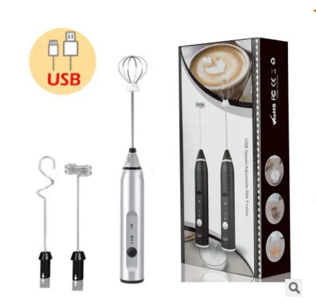Portable Mini Milk Frothers Wireless Handheld Mixer