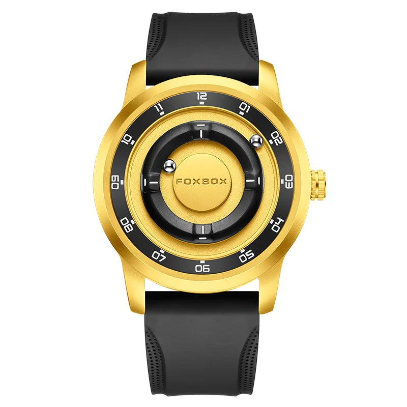 FOXBOX Magnetic Driven Quartz Wristwatch