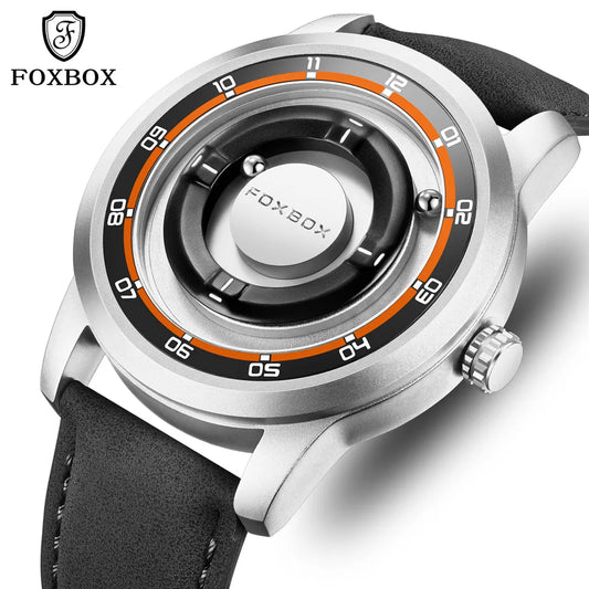 FOXBOX Magnetic Driven Quartz Wristwatch