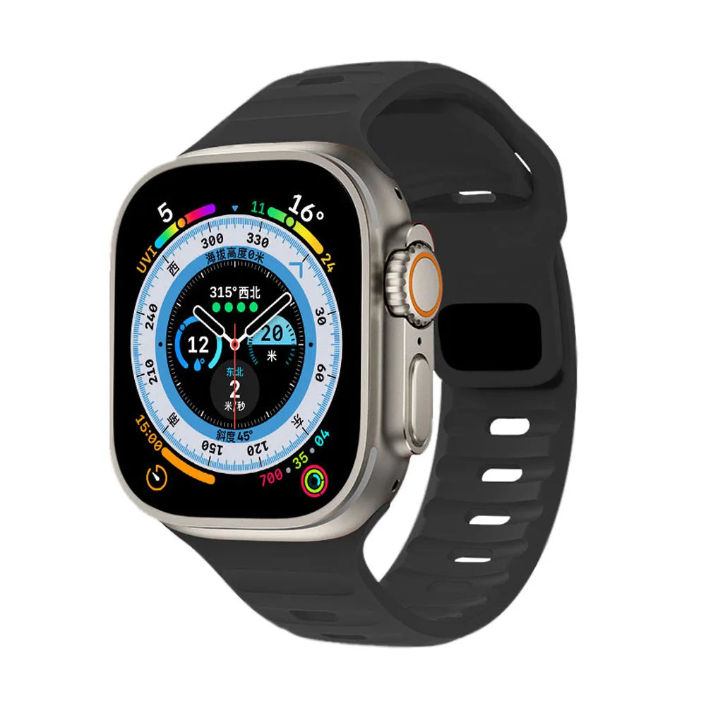 Silicone Sport Strap For Apple Watch