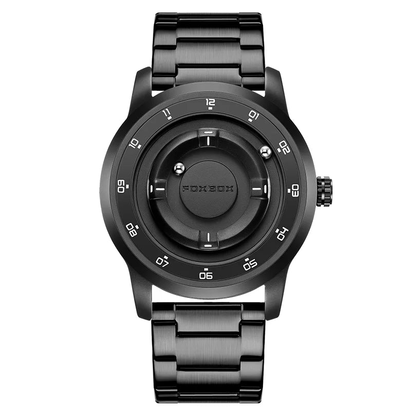 FOXBOX Magnetic Driven Quartz Wristwatch