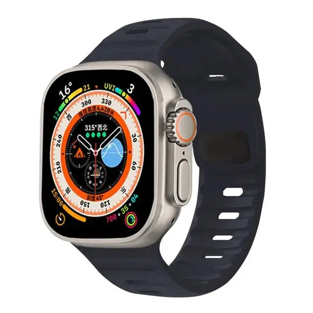 Silicone Sport Strap For Apple Watch