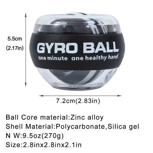 Gyro Ball Power Trainer Forearm Exerciser