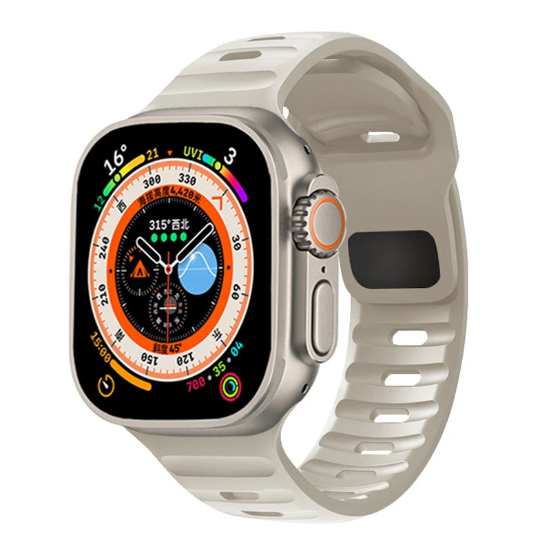 Silicone Sport Strap For Apple Watch