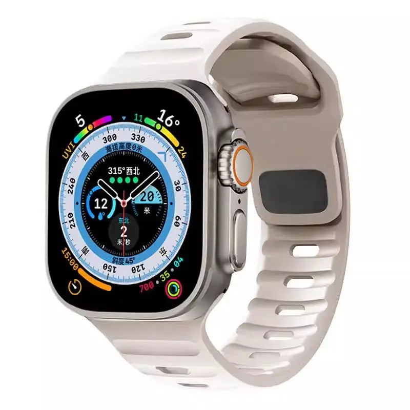 Silicone Sport Strap For Apple Watch