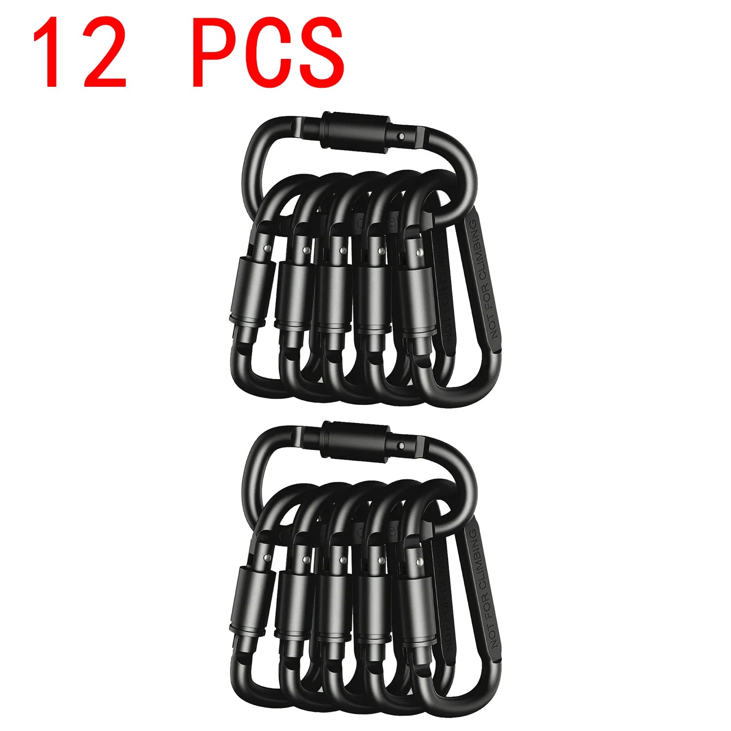 4-6PCS Carabiner Set For Key Camping Survival