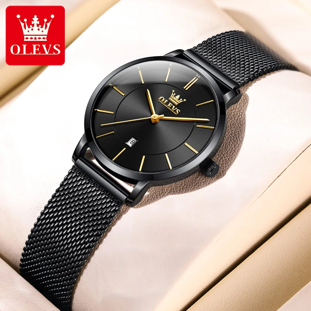 OLEVS Elegant Quartz Wristwatch Set