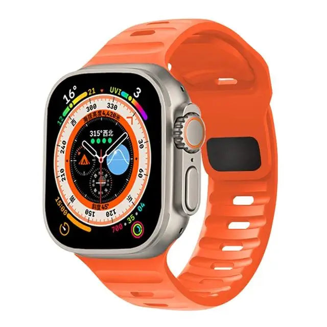 Silicone Sport Strap For Apple Watch