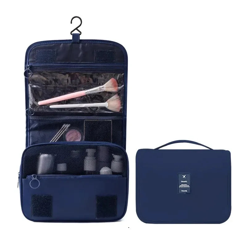 High Quality Travel Makeup Bag Waterproof Toiletries Organizer  Women Neceser Bathroom Hook Wash Pouch Hook Makeup Storage Bag