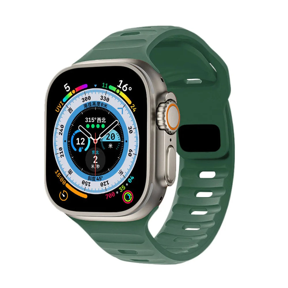 Silicone Sport Strap For Apple Watch