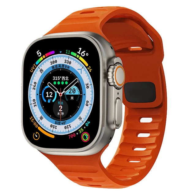 Silicone Sport Strap For Apple Watch