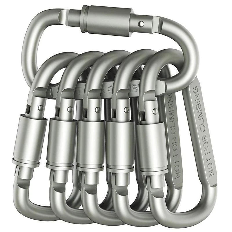 4-6PCS Carabiner Set For Key Camping Survival