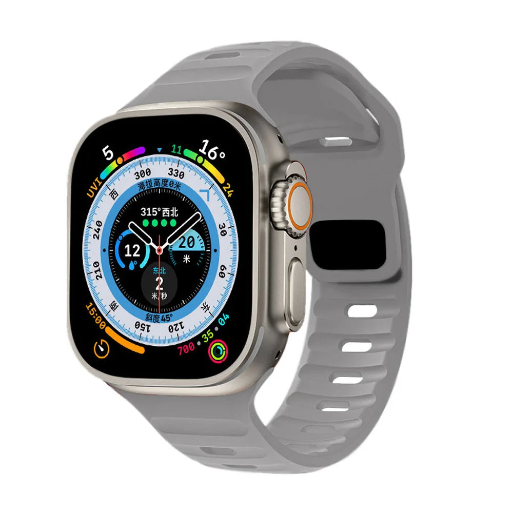 Silicone Sport Strap For Apple Watch