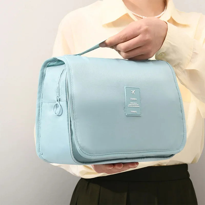 High Quality Travel Makeup Bag Waterproof Toiletries Organizer  Women Neceser Bathroom Hook Wash Pouch Hook Makeup Storage Bag