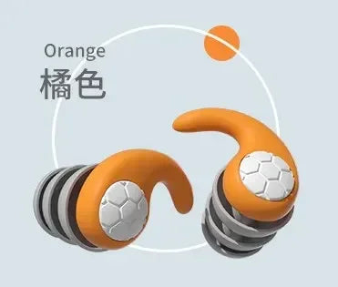 Silicone Noise Cancelling Earplugs Noise Filter Sleep Swimming Waterproof Three Layer Mute Earplugs