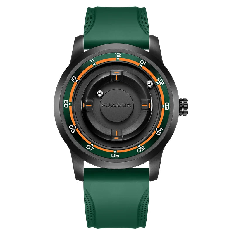 FOXBOX Magnetic Driven Quartz Wristwatch
