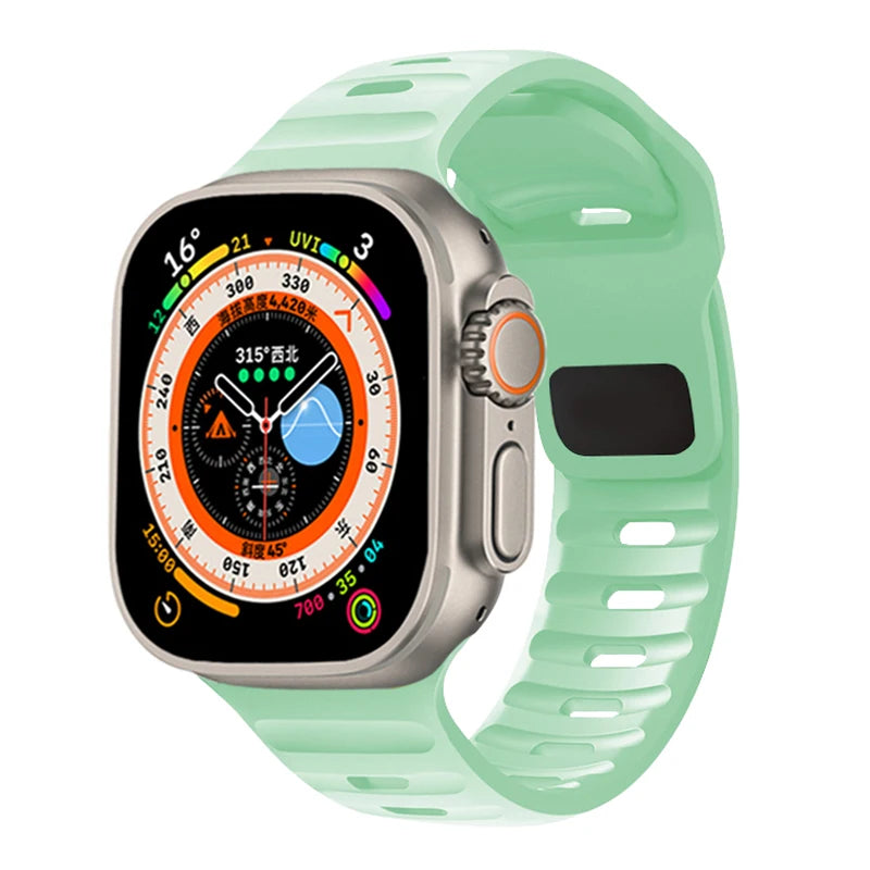 Silicone Sport Strap For Apple Watch