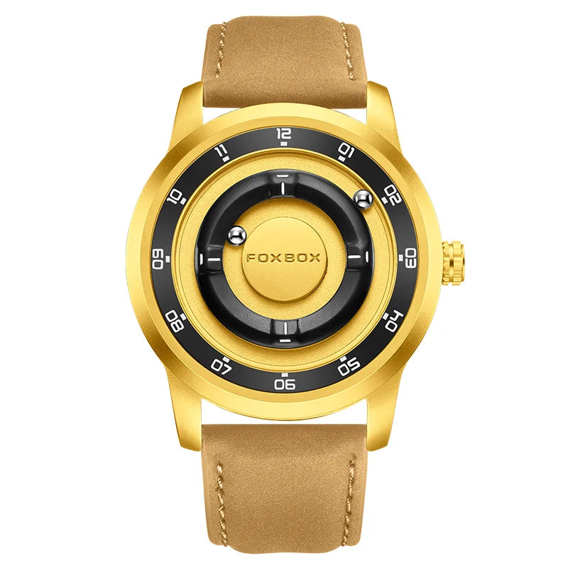 FOXBOX Magnetic Driven Quartz Wristwatch