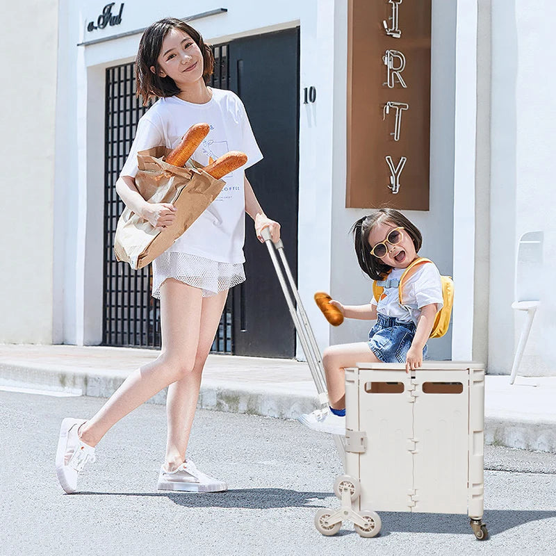 Lightweight Trolley Folding Shopping Cart