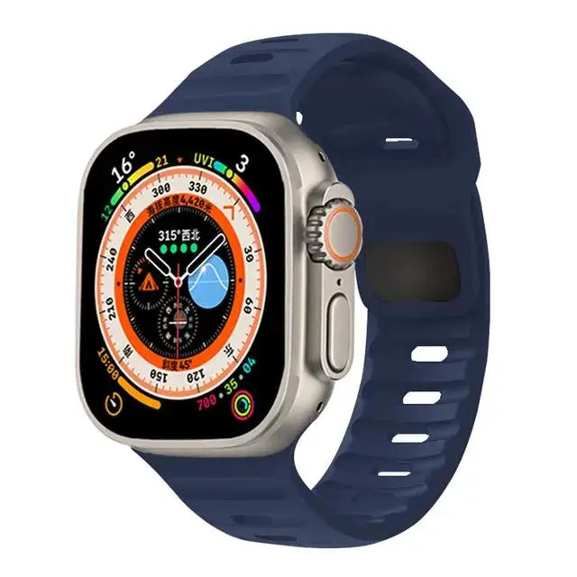 Silicone Sport Strap For Apple Watch