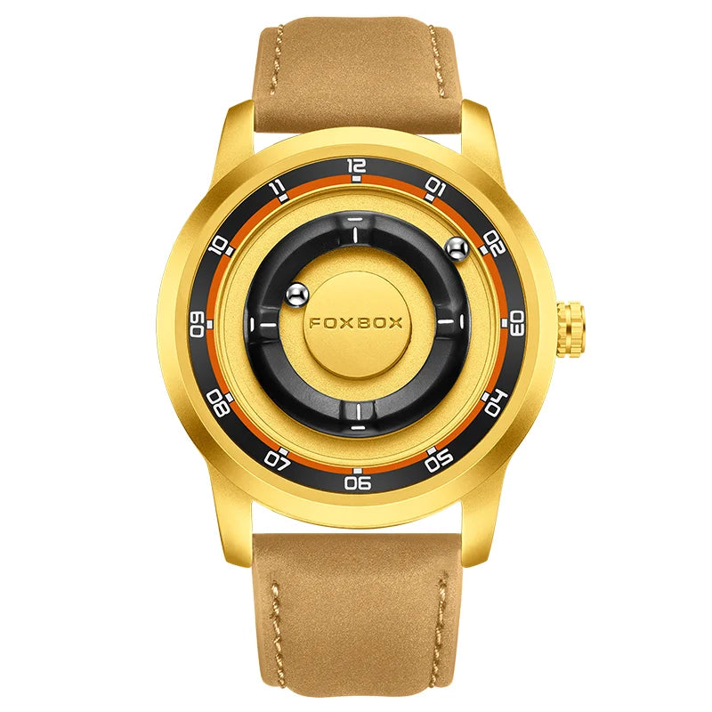FOXBOX Magnetic Driven Quartz Wristwatch