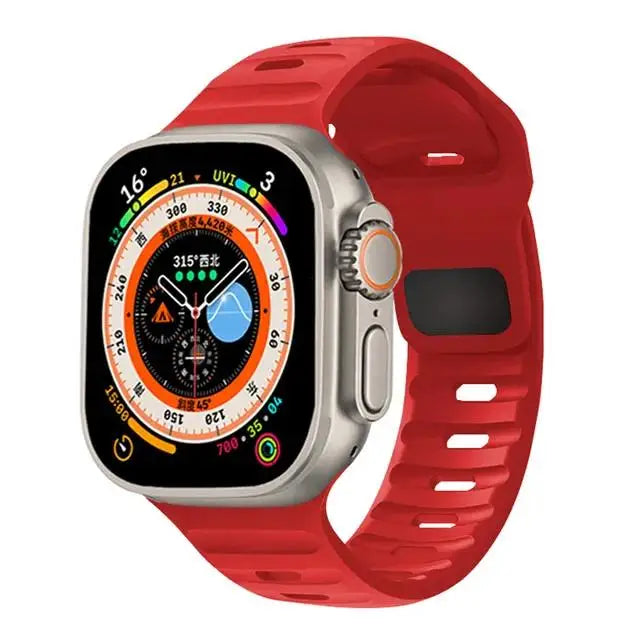Silicone Sport Strap For Apple Watch